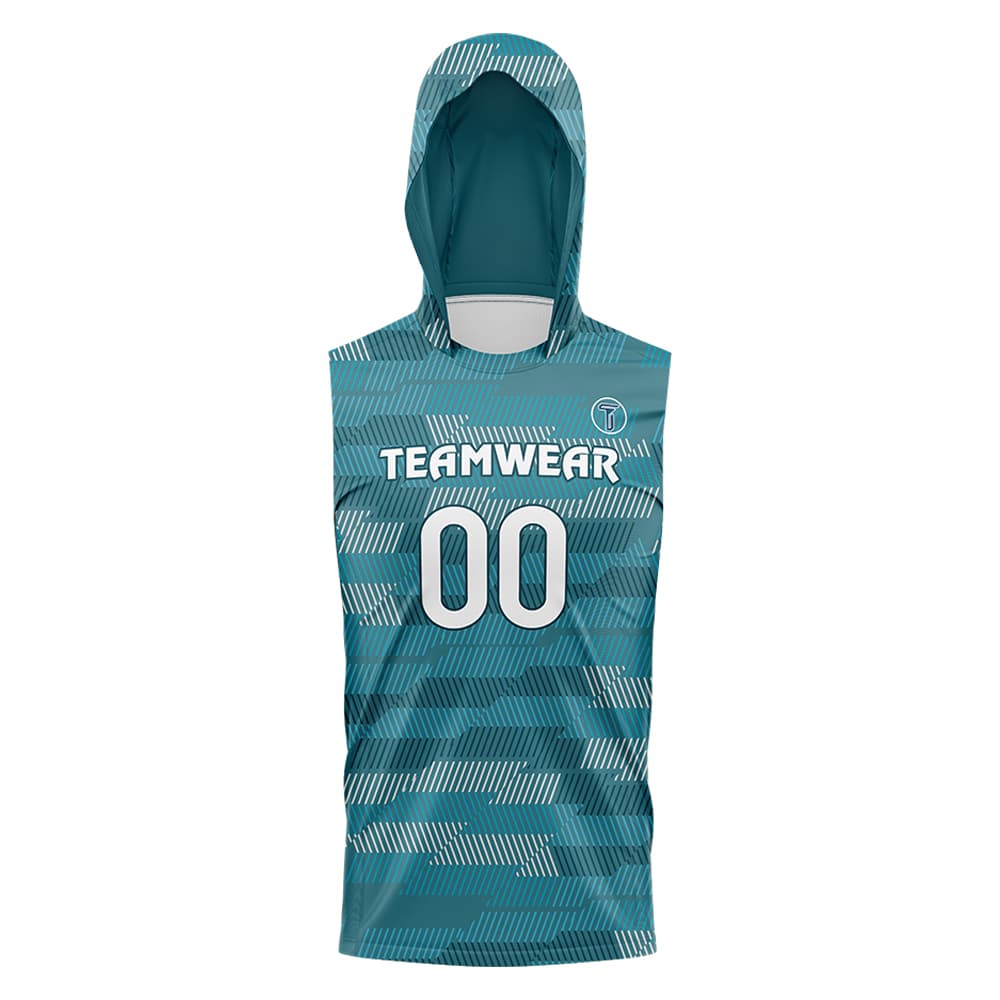 Voyager Hooded Compression 7V7 Flag football Jersey 3D front