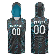 Marble Trace Hoodie Compression 7V7 Flag football Jersey 3D effect