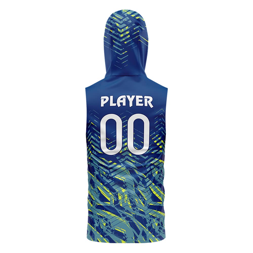 Mystic Wave Hoodie Compression 7V7 Flag football Jersey 3D back
