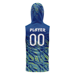 Mystic Wave Hoodie Compression 7V7 Flag football Jersey 3D back