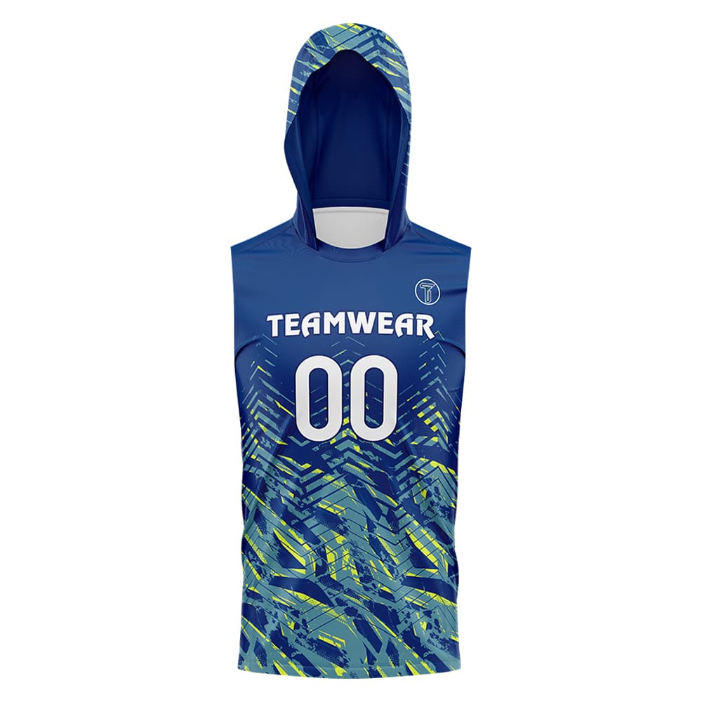 Mystic Wave Hoodie Compression 7V7 Flag football Jersey 3D front