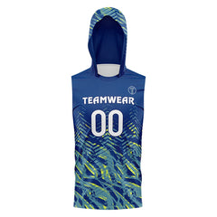 Mystic Wave Hoodie Compression 7V7 Flag football Jersey 3D front