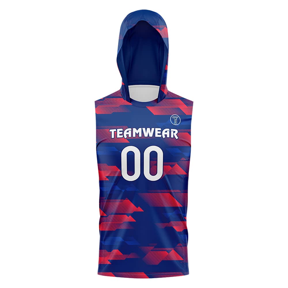 Patriot Band Hooded Compression 7V7 Flag football Jersey 3D front