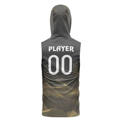 Ember Hooded Compression 7V7 Flag football Jersey 3D back