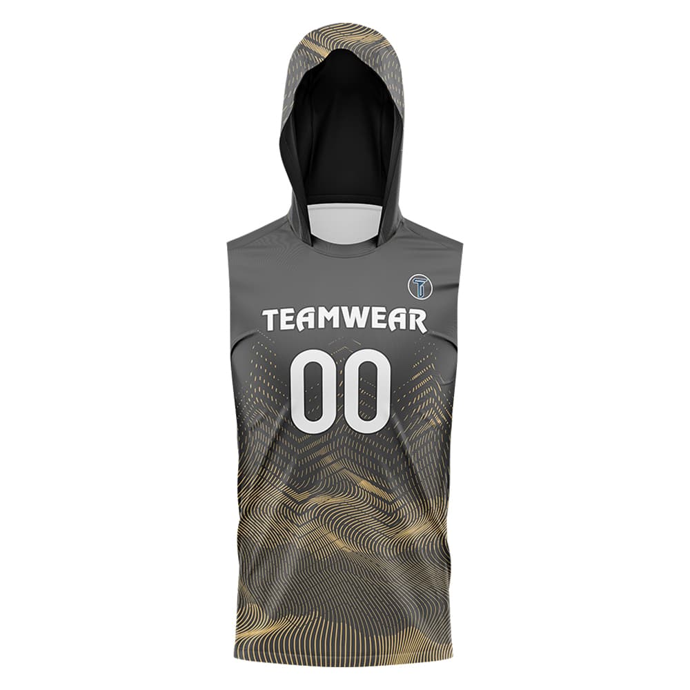 Ember Hoodie Compression 7V7 Flag football Jersey 3D front