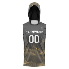 Ember Hoodie Compression 7V7 Flag football Jersey 3D front