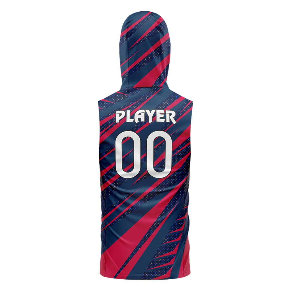 Trailblazer Hoodie Compression 7V7 Flag football Jersey 3D back