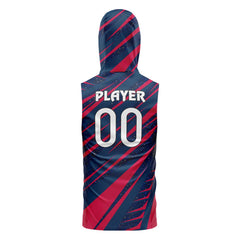 Trailblazer Hoodie Compression 7V7 Flag football Jersey 3D back