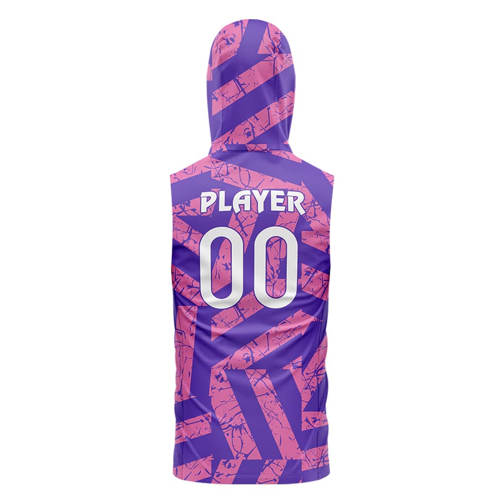 Spectrum Hooded Compression 7V7 Flag football Jersey 3D back