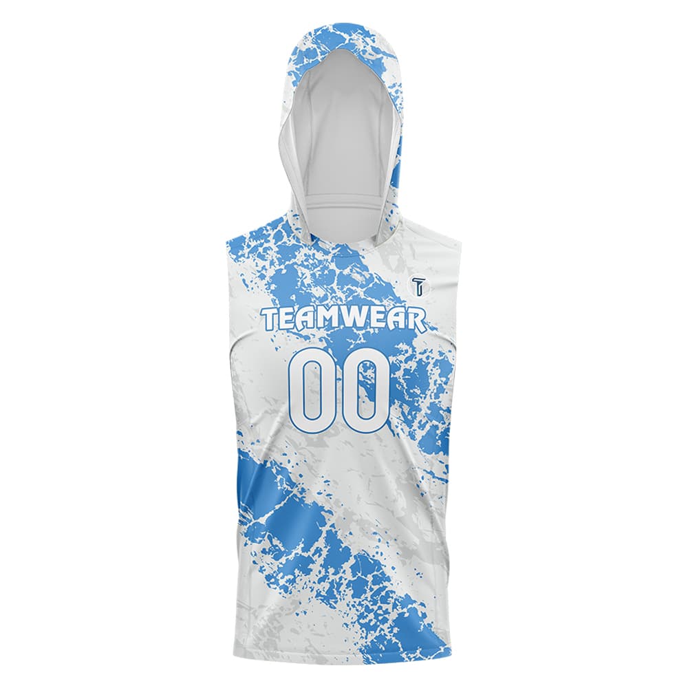 Polar Hooded Compression 7V7 Flag football Jersey 3D front