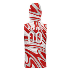 Surge Hooded Compression 7V7 Flag football Jersey 3D back