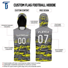 Flare Hoodie Compression 7V7 Flag football Jersey custom content