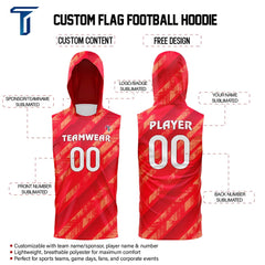 Blaze Hooded Compression 7V7 Flag football Jersey custom content