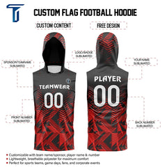 Russet Trace Hoodie Compression 7V7 Flag football Jersey custom content
