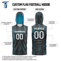 Marble Trace Hoodie Compression 7V7 Flag football Jersey custom content