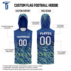 Mystic Wave Hooded Compression 7V7 Flag football Jersey custom content