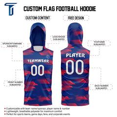Patriot Band Hooded Compression 7V7 Flag football Jersey custom content