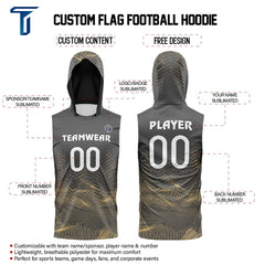 Ember Hooded Compression 7V7 Flag football Jersey custom content