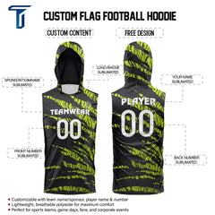 Jungle Claws Hoodie Compression 7V7 Flag football Jersey custom content