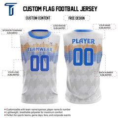 Pixel Crest Compression 7V7 Flag football Jersey custom content