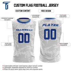 Arctic Camo Compression 7V7 Flag football Jersey custom content