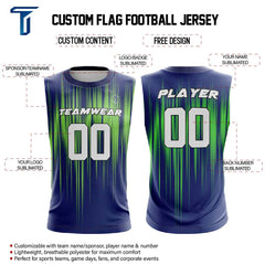 Toxic Beam Compression 7V7 Flag football Jersey custom content