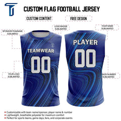 Electric Flow Compression 7V7 Flag football Jersey custom content