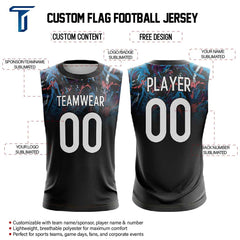 Neon Chaos Compression 7V7 Flag football Jersey custom content