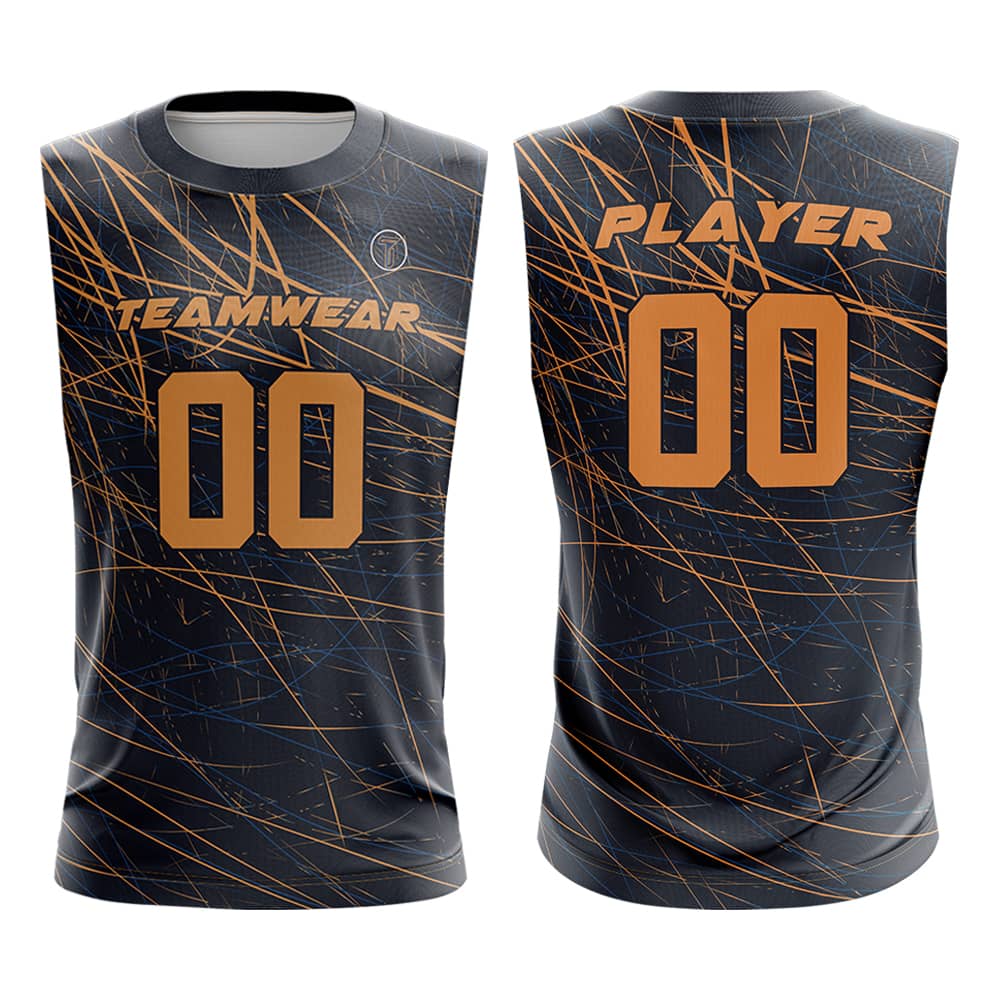 Scratch Burn Compression 7V7 Flag football Jersey 3D effect