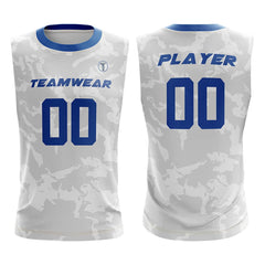 Arctic Camo Compression 7V7 Flag football Jersey 3D effect