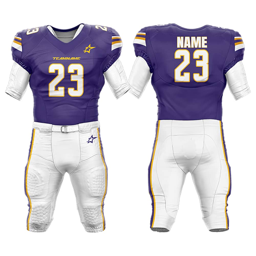 200 Series American Football Jersey & Integrated Pants 3D effect
