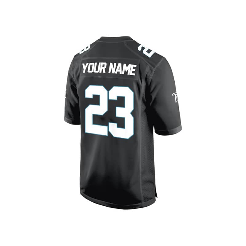 Custom Black-White Authentic Football Jersey