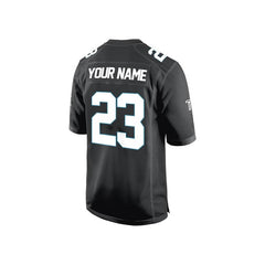 Custom Black-White Authentic Football Jersey
