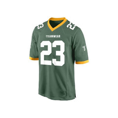 Custom Viridian-White Authentic Football Jersey