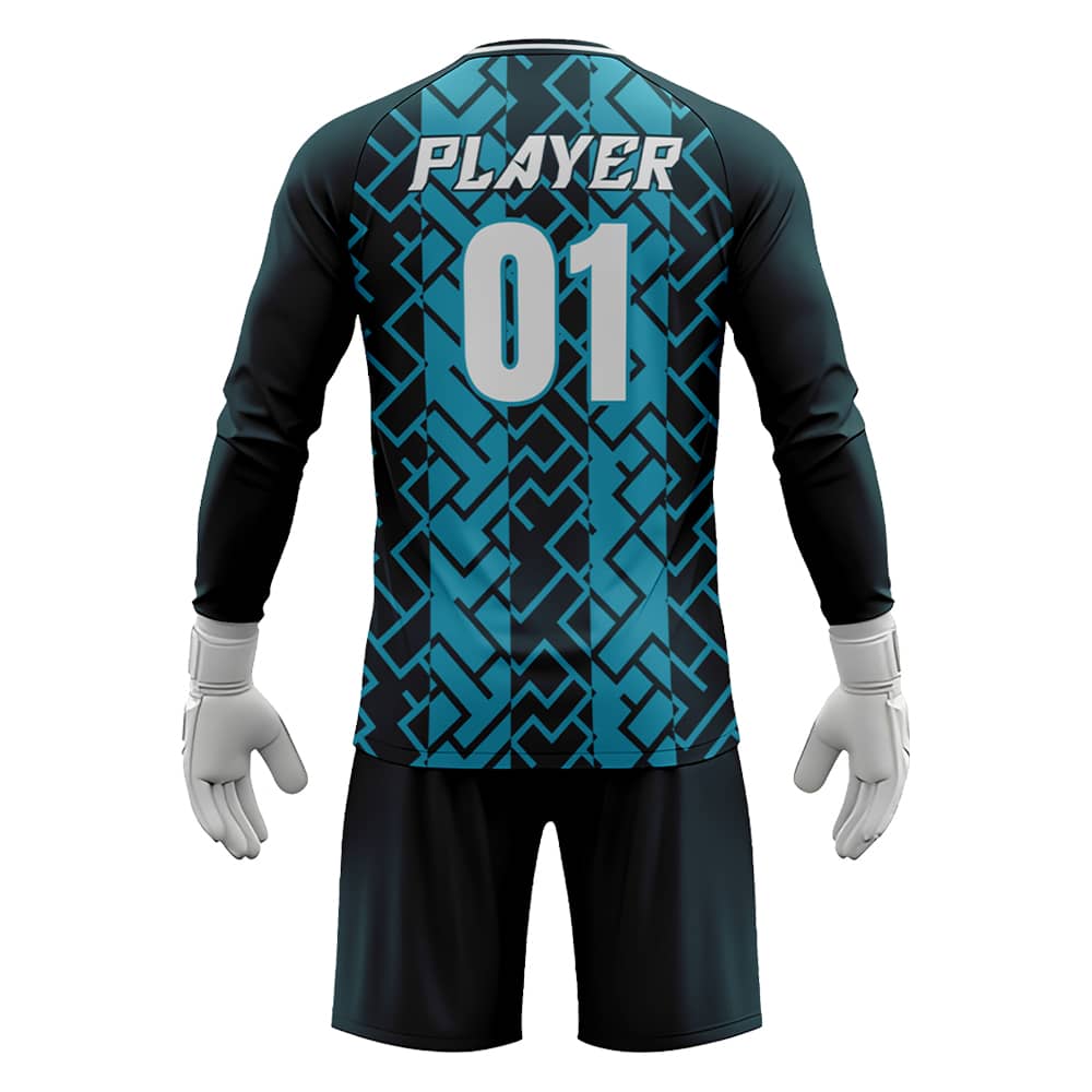 Custom Geometric Soccer Goalkeeper Jersey Set