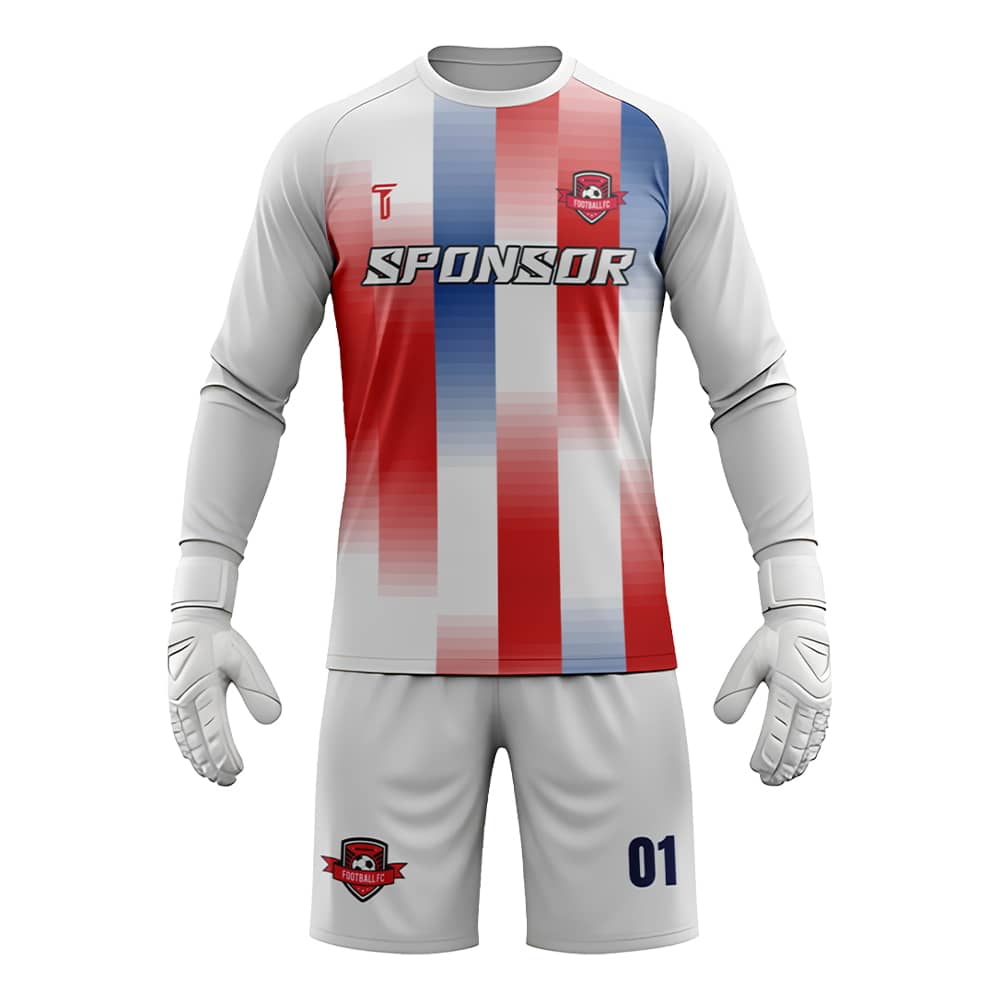 Custom Fusion Weave Soccer Goalkeeper Jersey Set