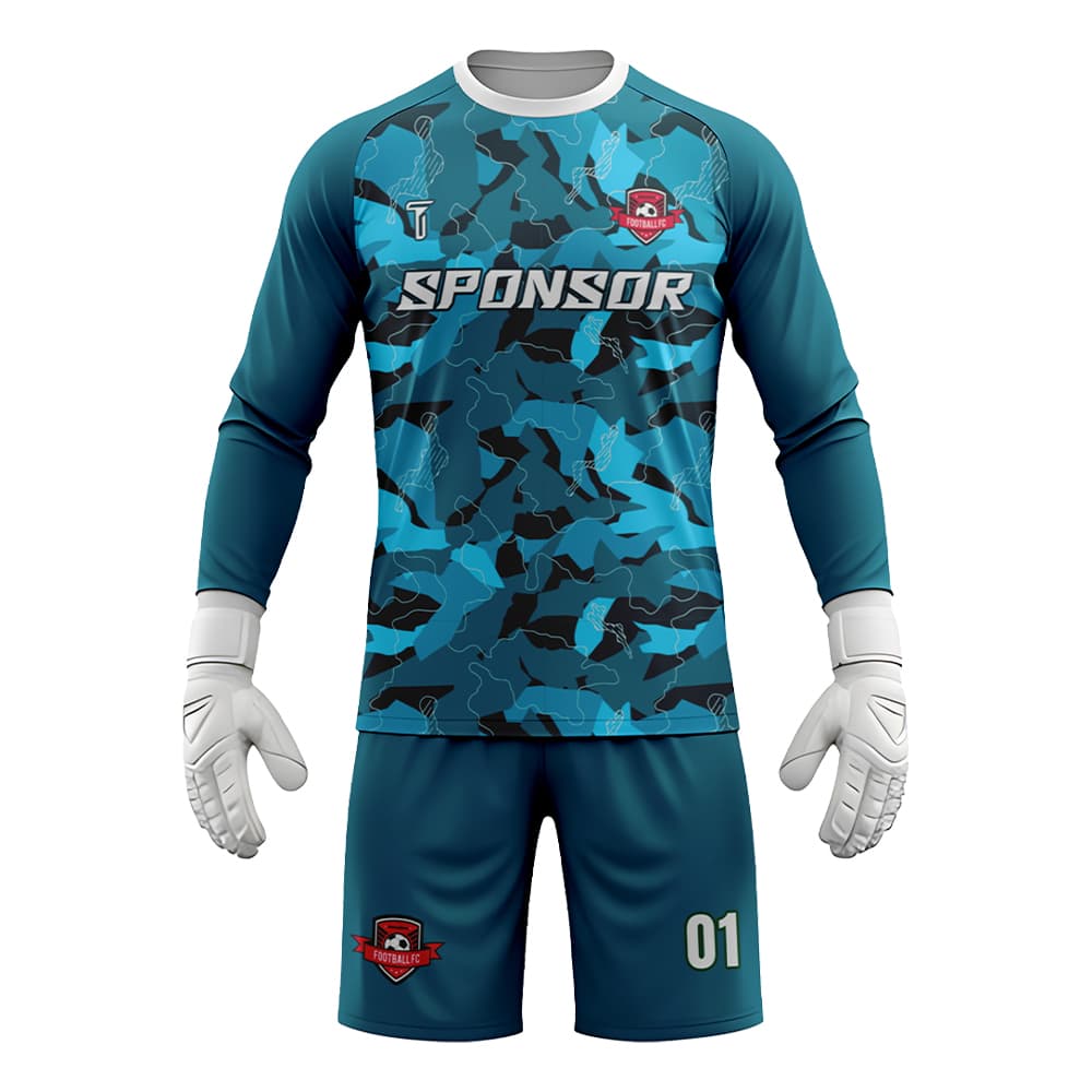 Custom Dynamic Camo Soccer Goalkeeper Jersey Set