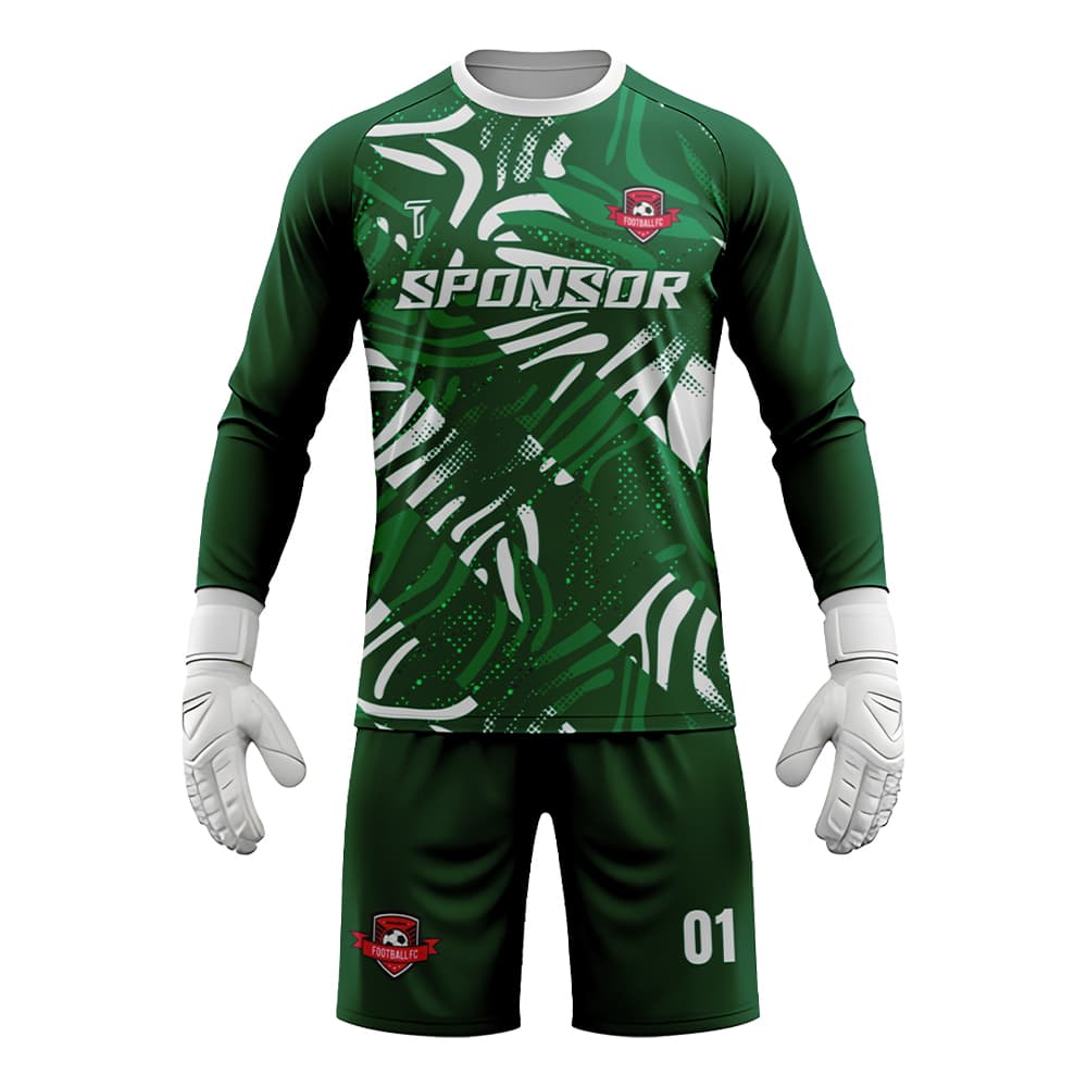 Custom Wild Energy Soccer Goalkeeper Jersey Set