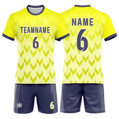 Custom Arrow Gradient Men's Volleyball Jersey Set