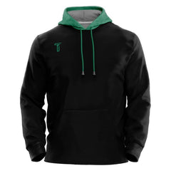 Custom Black Green Loose-Fit Mexico Pullover Hoodie Sweatshirt