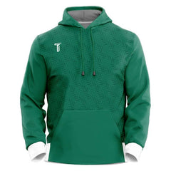 Custom Green Loose-Fit Mexico Pullover Hoodie Sweatshirt