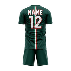 Custom Green Mexico Soccer Jersey Uniform Set