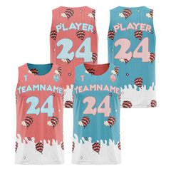 tteamwear custom youth reversible jersey