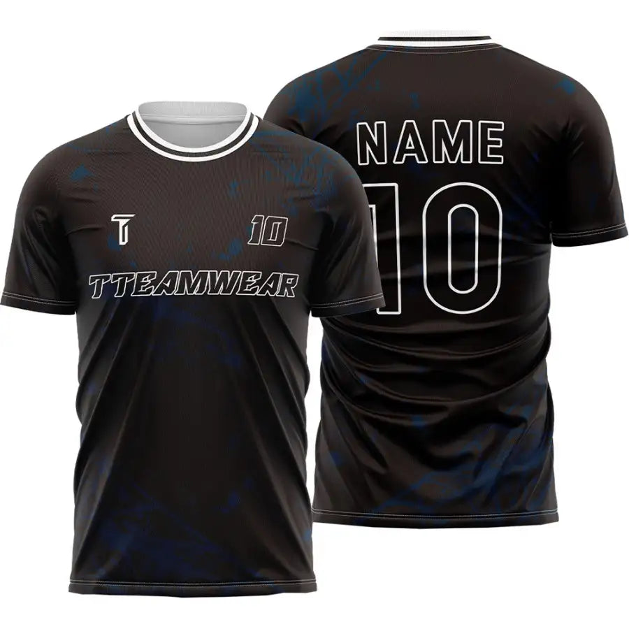 Spider Webs Custom Team Adult Youth Brown Soccer Jersey