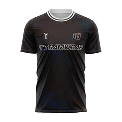 Spider Webs Custom Team Adult Youth Brown Soccer Jersey