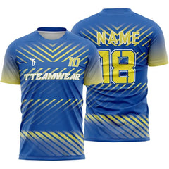 Pioneer Custom Team Adult Youth Blue Soccer Jersey
