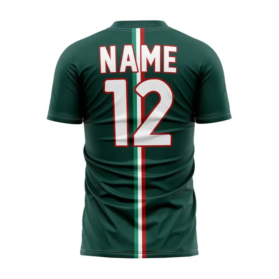 Custom Green Mexico Soccer Jersey