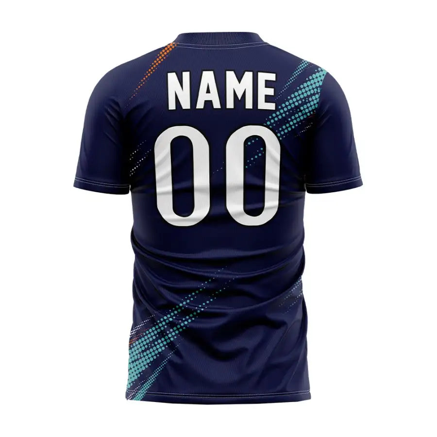 Custom Blue Aurora Team Soccer Jersey