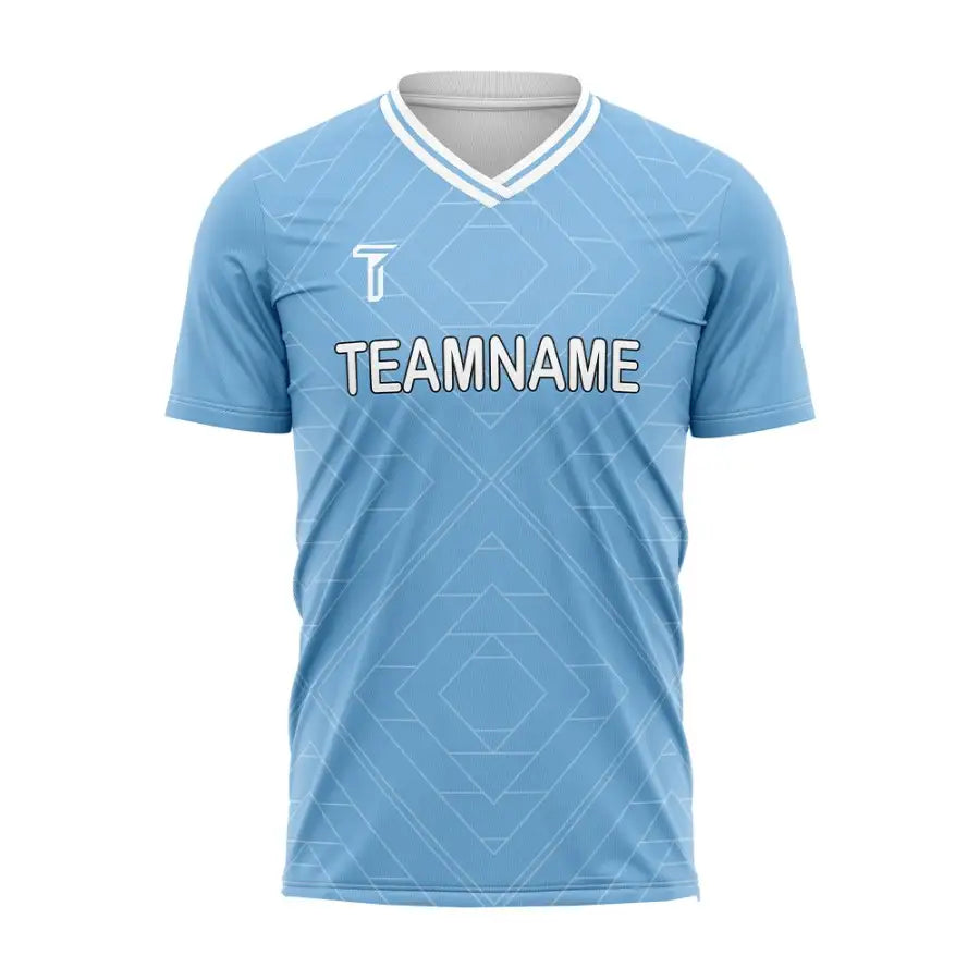 Custom Blue Diamond Team Soccer Jersey