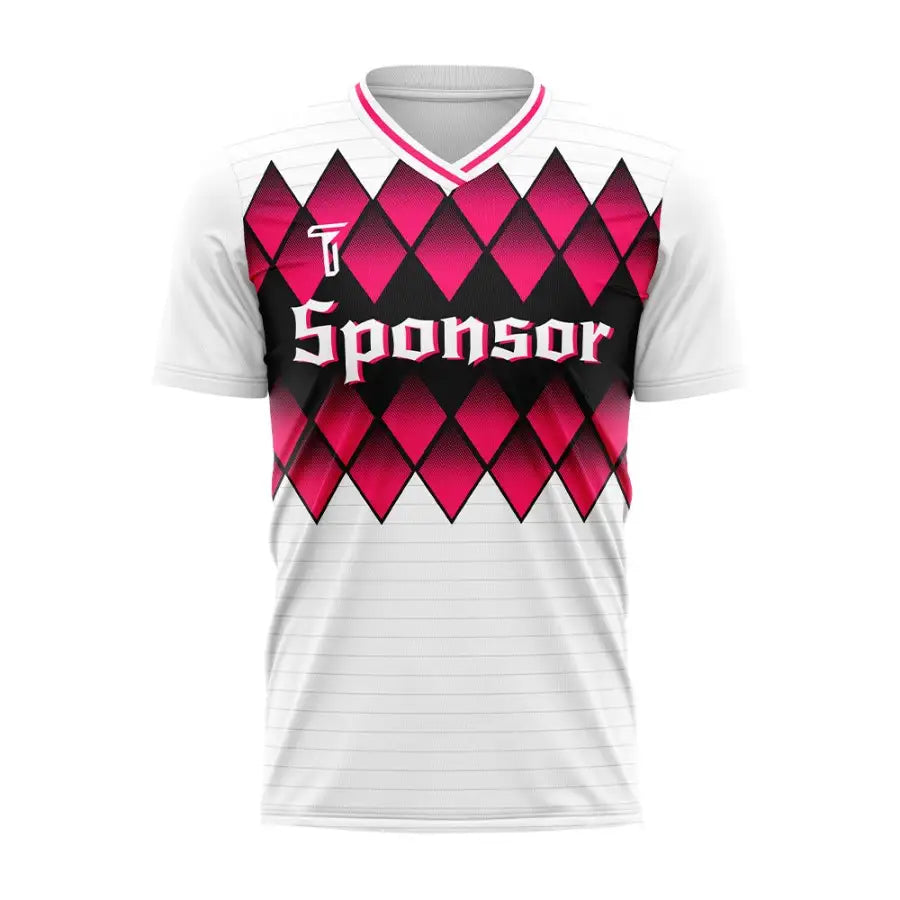 Custom Diamond Gradient Team Soccer Jersey
